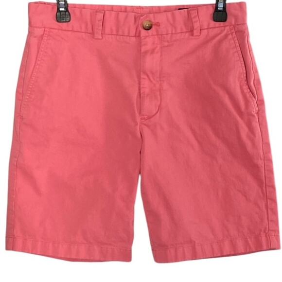 VINEYARD VINES Jetty Red 9 Inch Stretch Breaker Shorts ~ Men's Size 30 - Picture 4 of 8